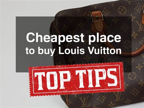 cheapest country to buy louis vuitton